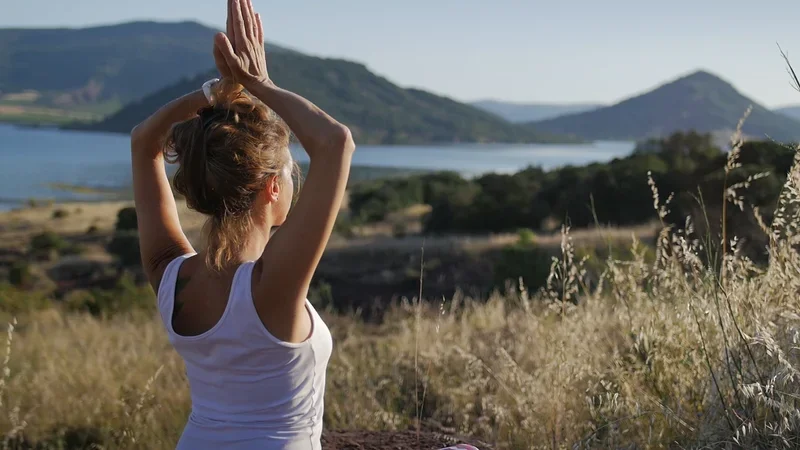 Travel Yoga Texture Image