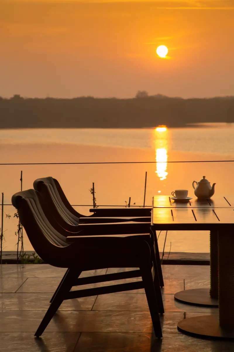 13 baradari outdoor sitting x sunset x lake view  raas chhatrasagar x andre fanthome1741661583.webp