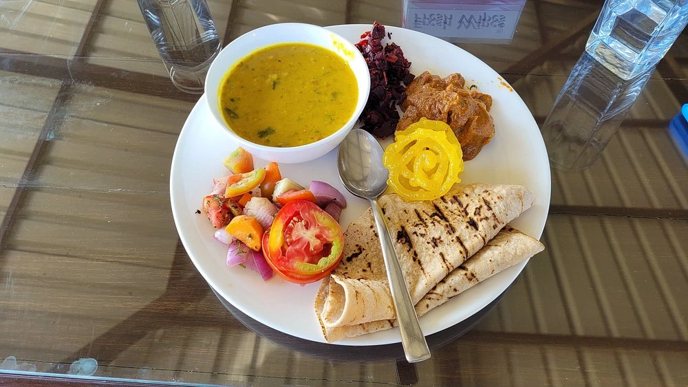 Food at Shathayu Ayurveda Yoga Retreat Bengaluru, India