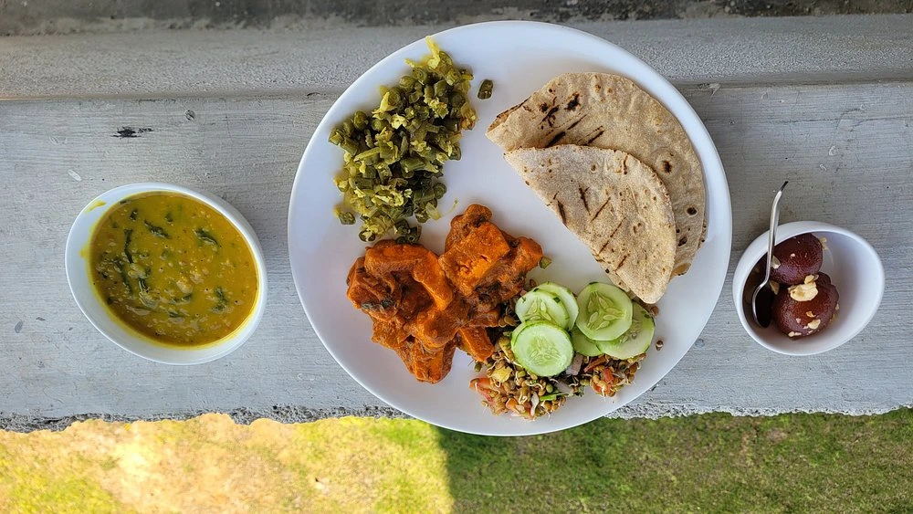 Food at Shathayu Ayurveda Yoga Retreat Bengaluru, India