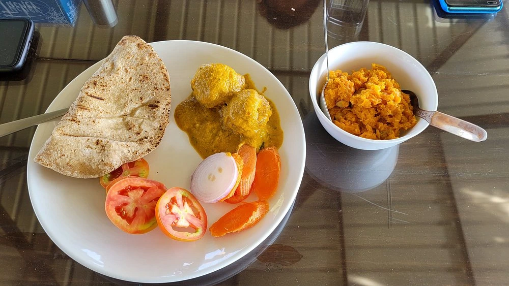 Food at Shathayu Ayurveda Yoga Retreat Bengaluru, India